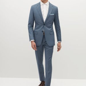 TENG MN240152 Men Light Blue Suit